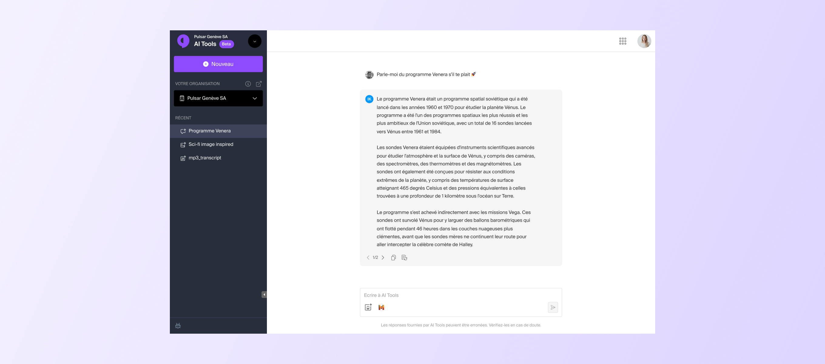 AI Tools — LLM, conversation