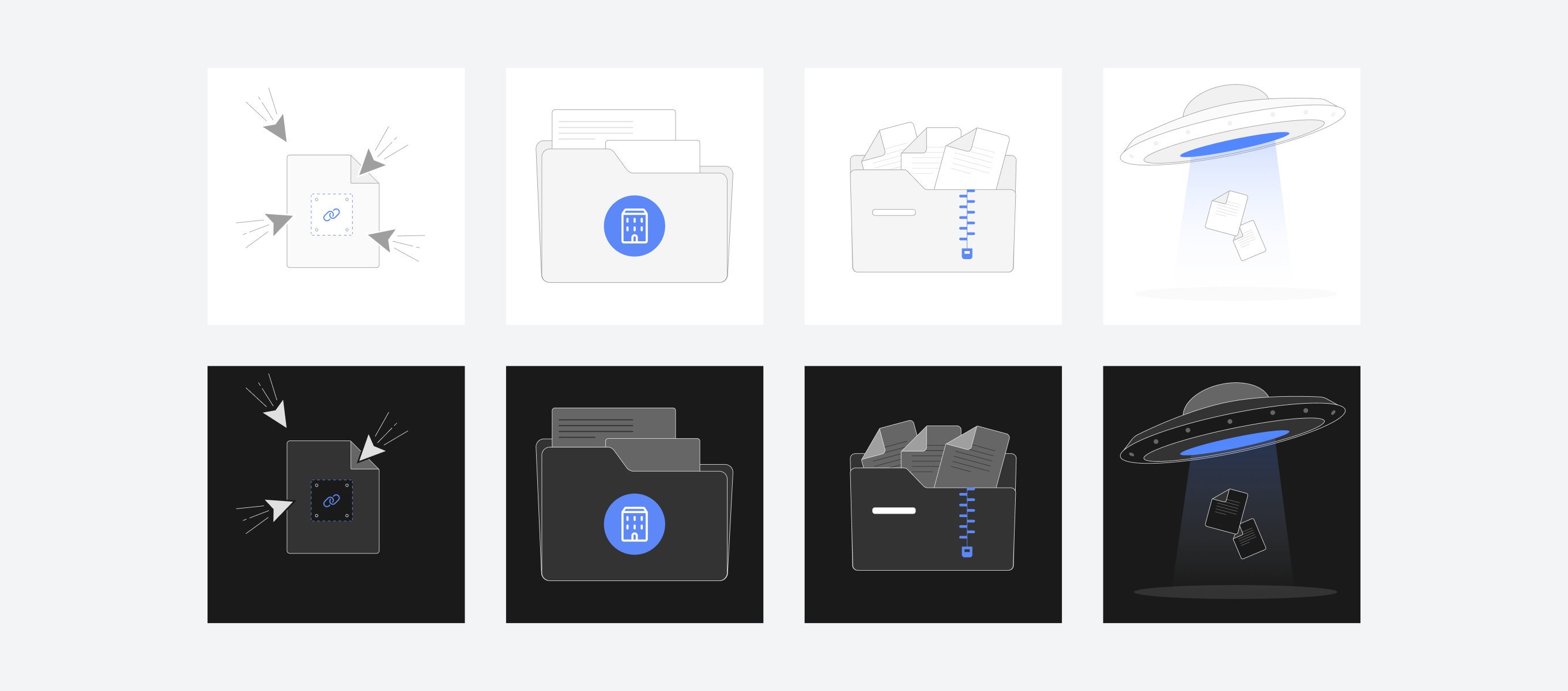 Illustrations — planche d'assets