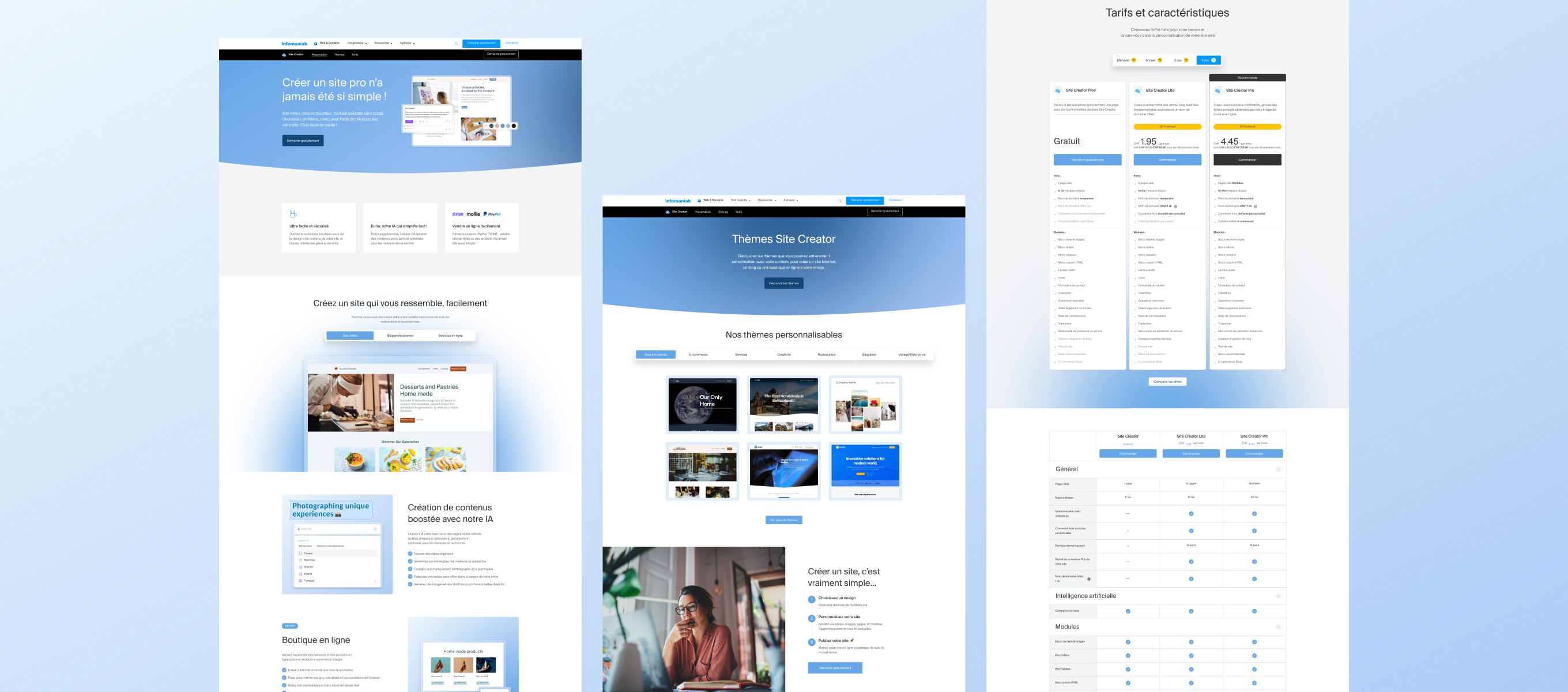 Site Creator — page de vente